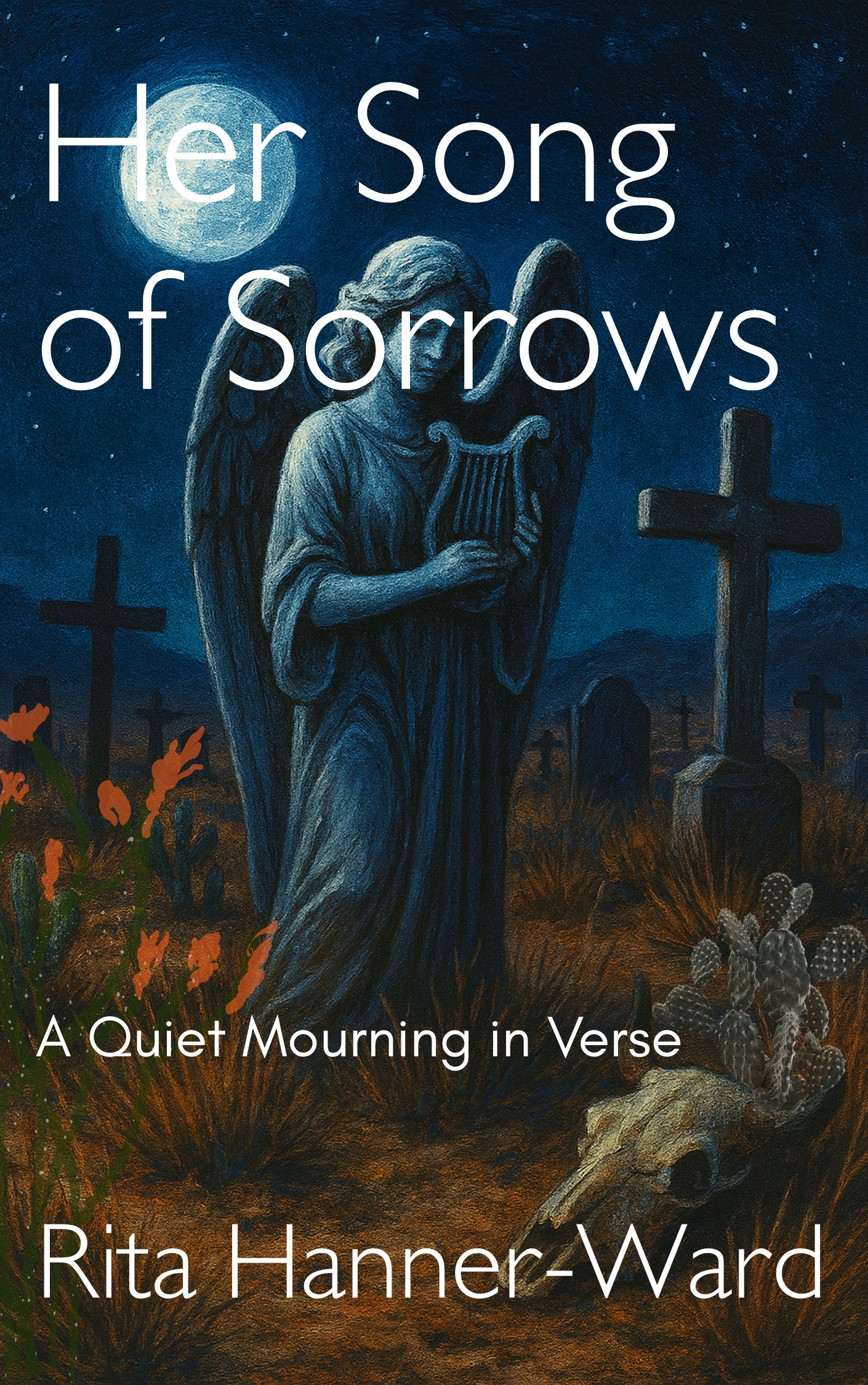 cemetery with angel headstone