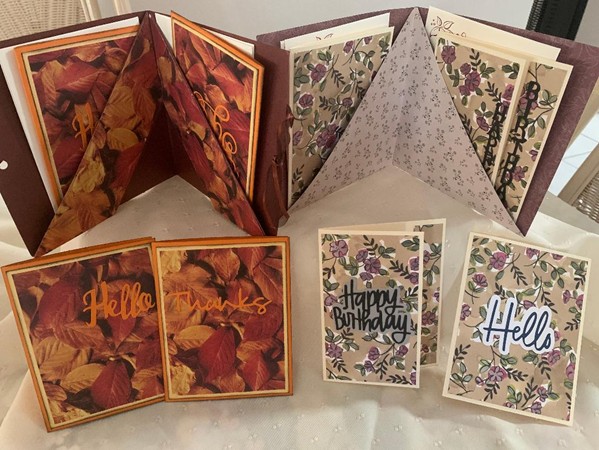 Hello, Thanks, and Happy Birthday cards