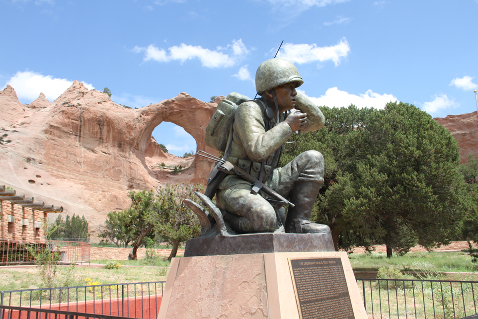 Code talker statue