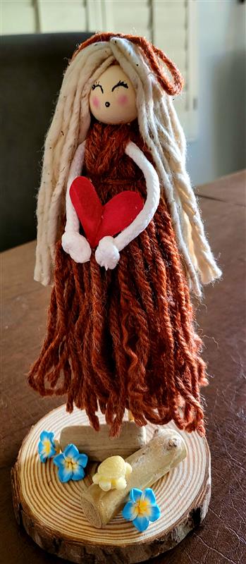 Valentine Yarn Doll